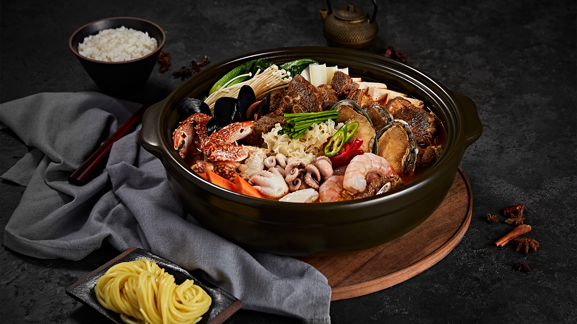 갈비 삼선 짬뽕탕